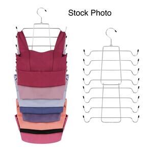 6 Tank Tops, Camisoles, and/or Bras Non-Slip Hanging Closet Organizers